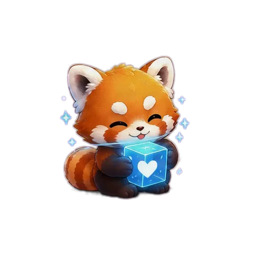 LinkBase mascot holding a memory cube